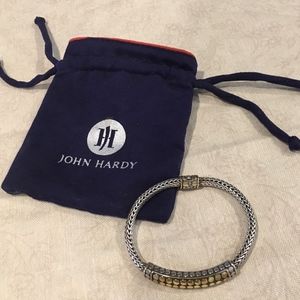 Authentic John Hardy sterling and gold bracelet
